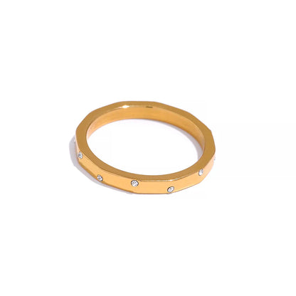 Golden Finger Thin Exquisite Rings