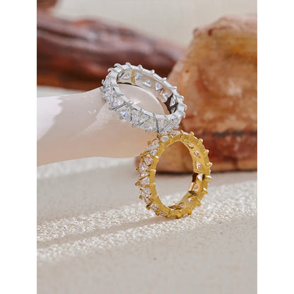 Delicate Bling Zirconia Ring