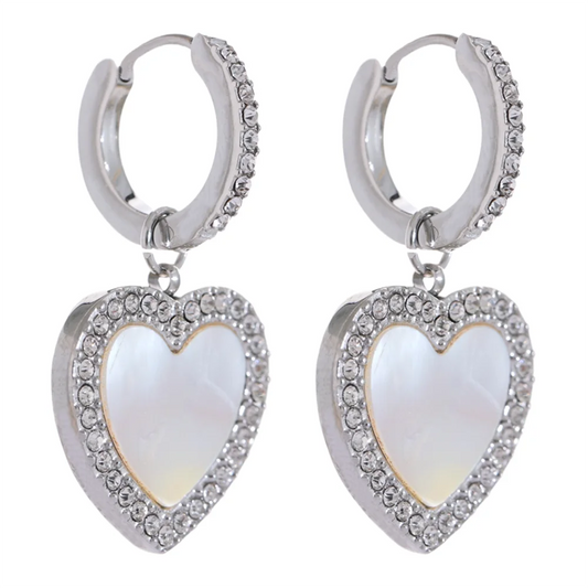 Dangle Heart Earrings