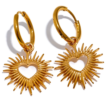 Sun Gold  Drop Earrings