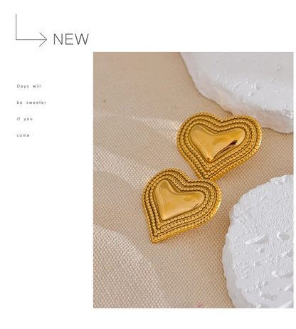 Heart shaped earrings