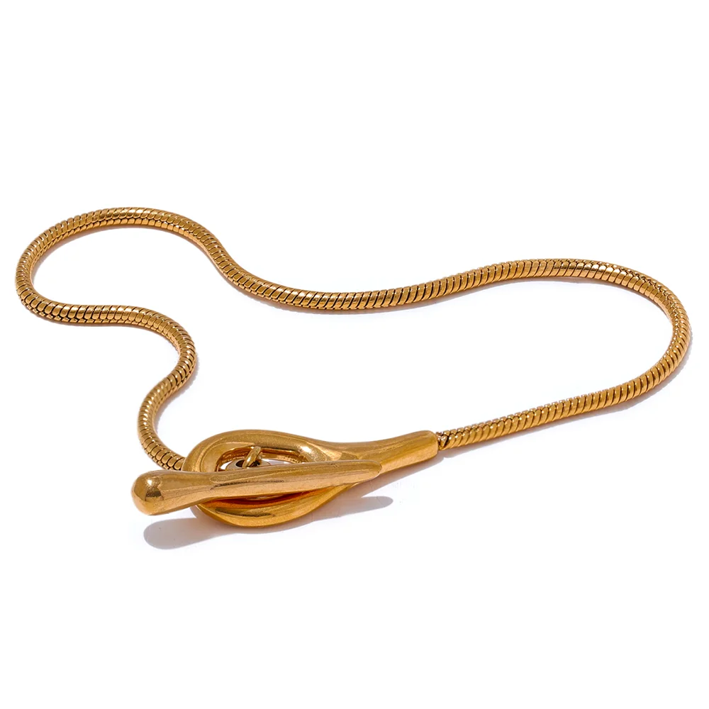 Toggle-Clasp Chain Bracelet
