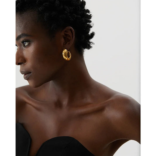 Chunky Gold Earrings