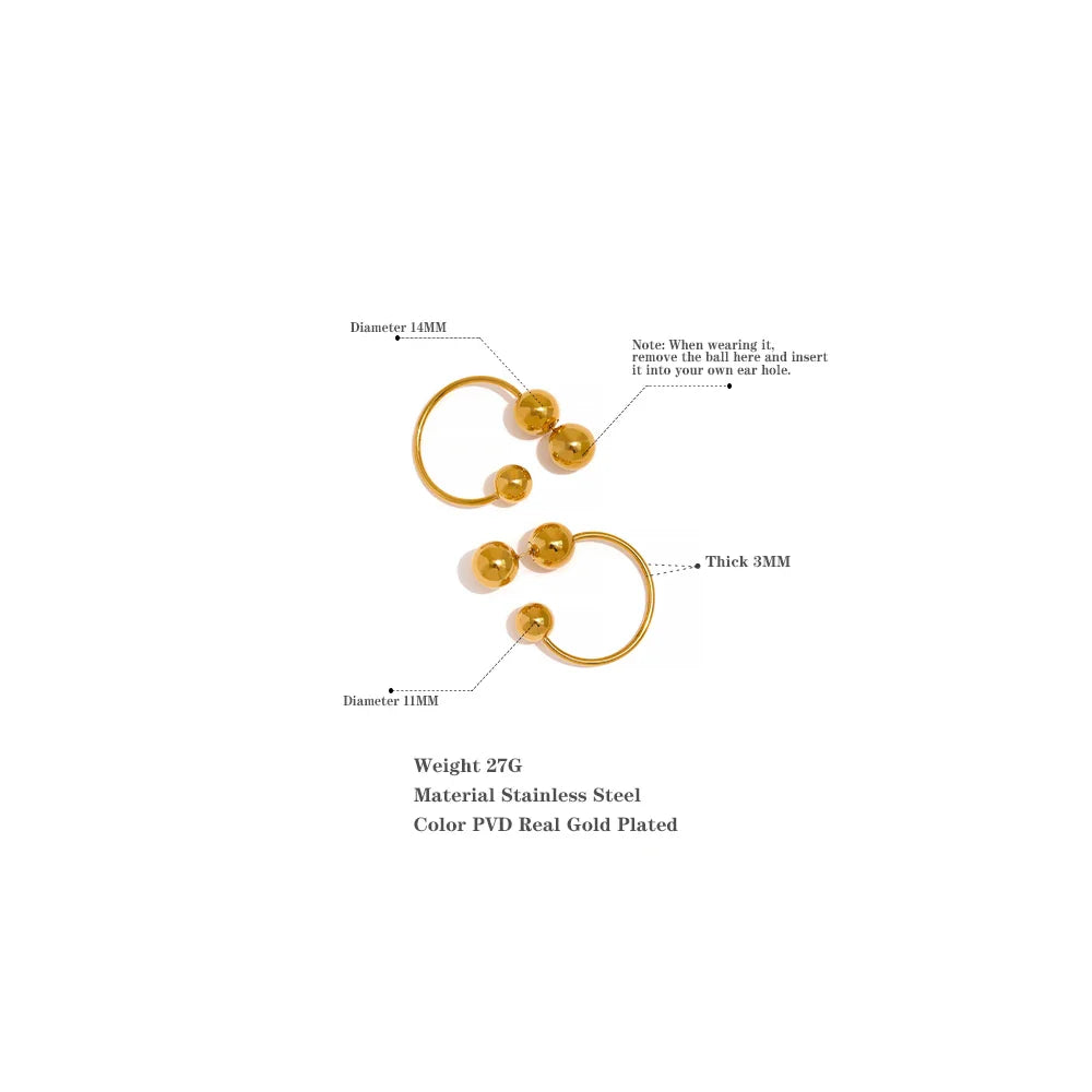 Captive Bead Earrings