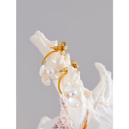 Flower Drop Earrings
