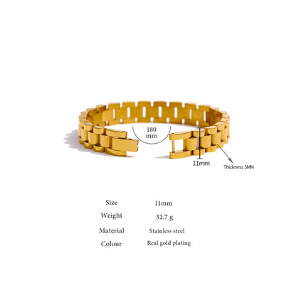 Heavy Metal Chain Bracelet