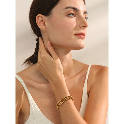 Gold Bead Bracelet