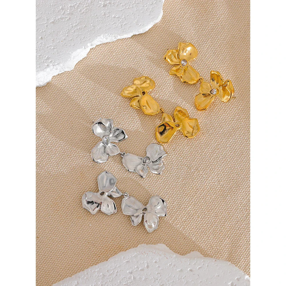 Large Flower Earrings