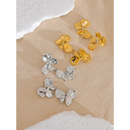 Large Flower Earrings