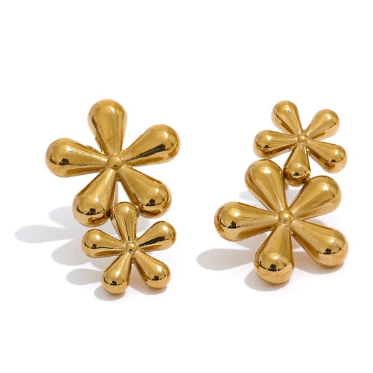 Flower Stud Earrings
