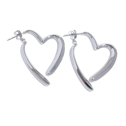 Removable Heart Hoop Earrings