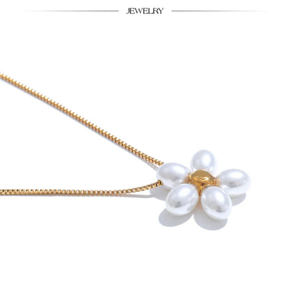 Gold Flower Pendant