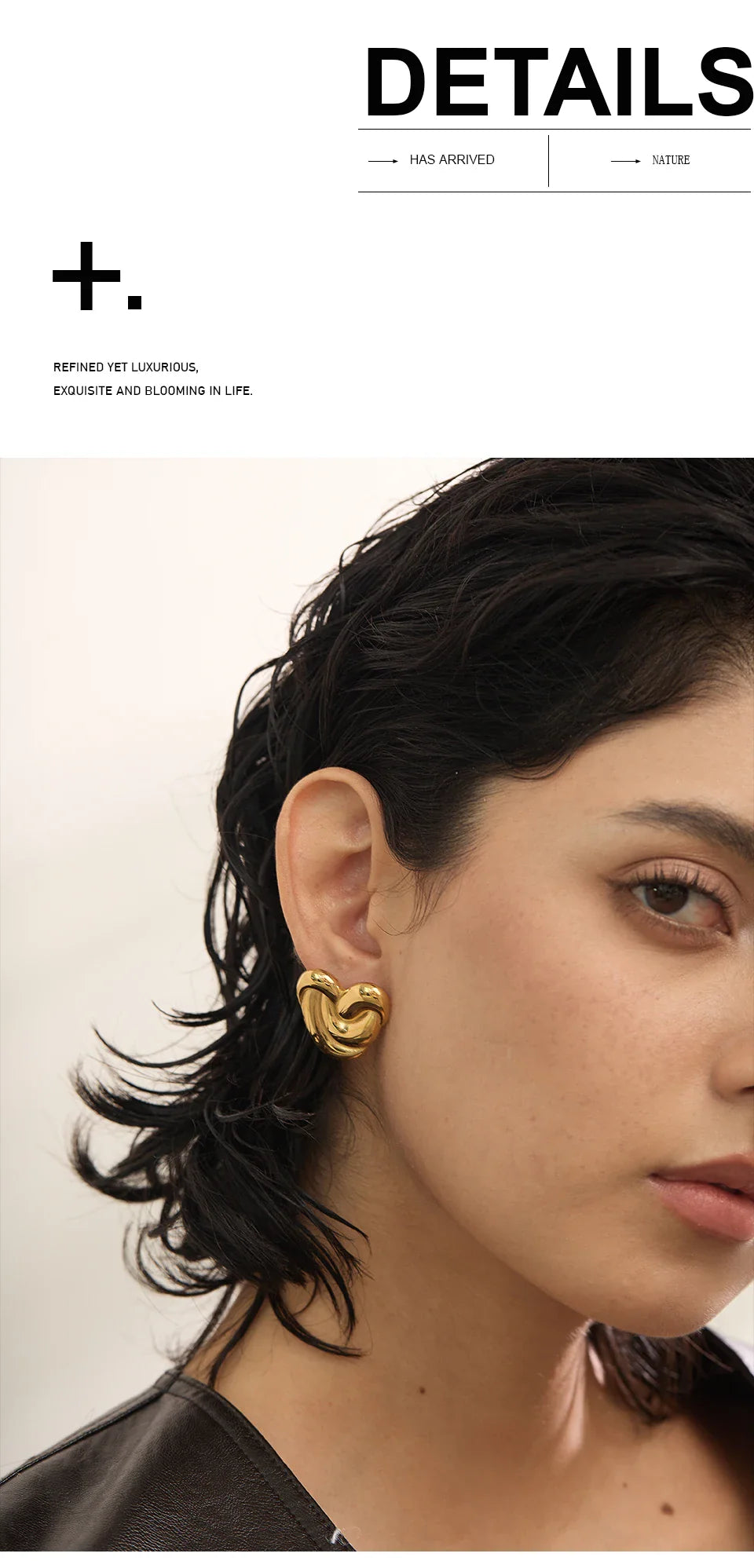 Heart studs
