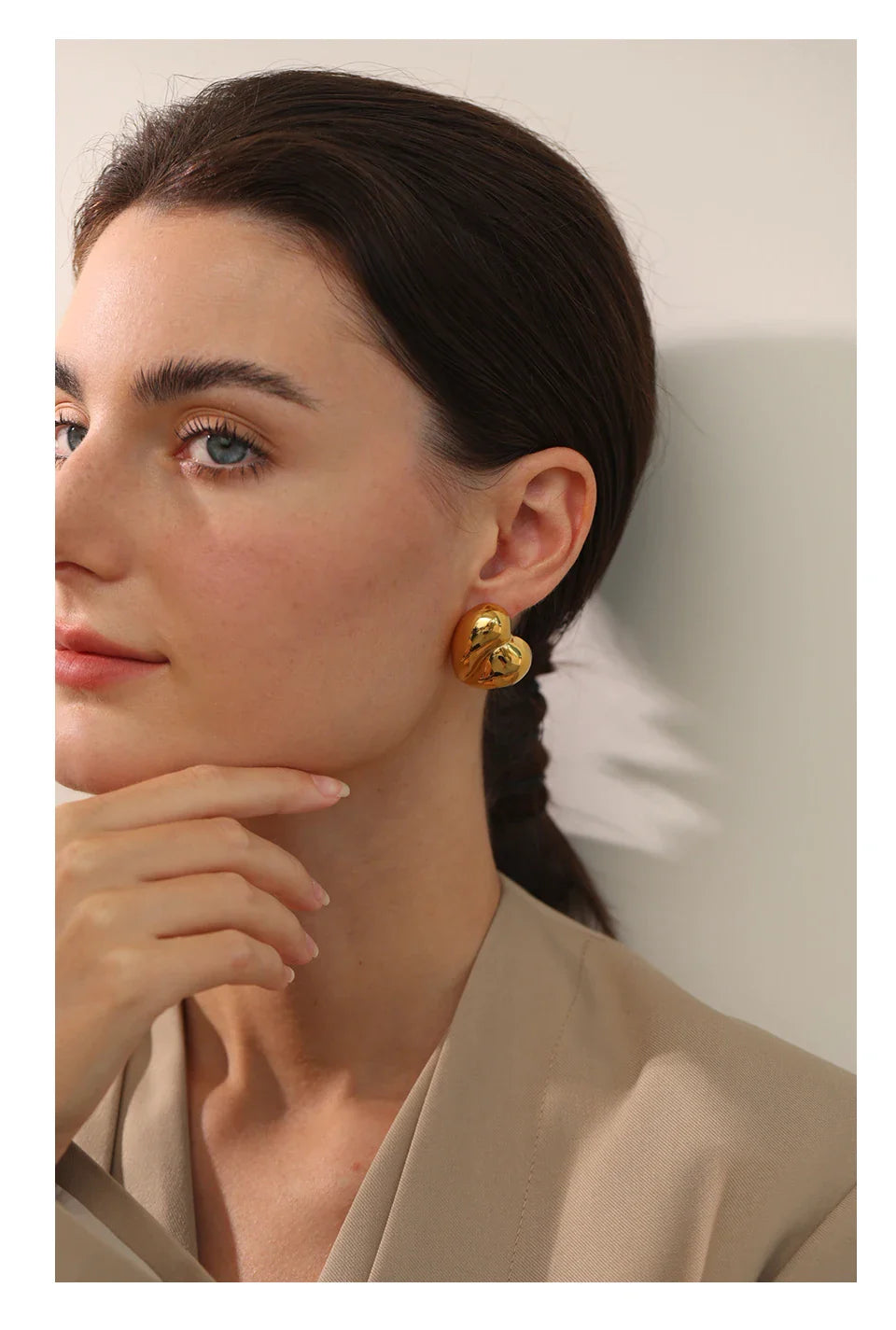 heart earrings