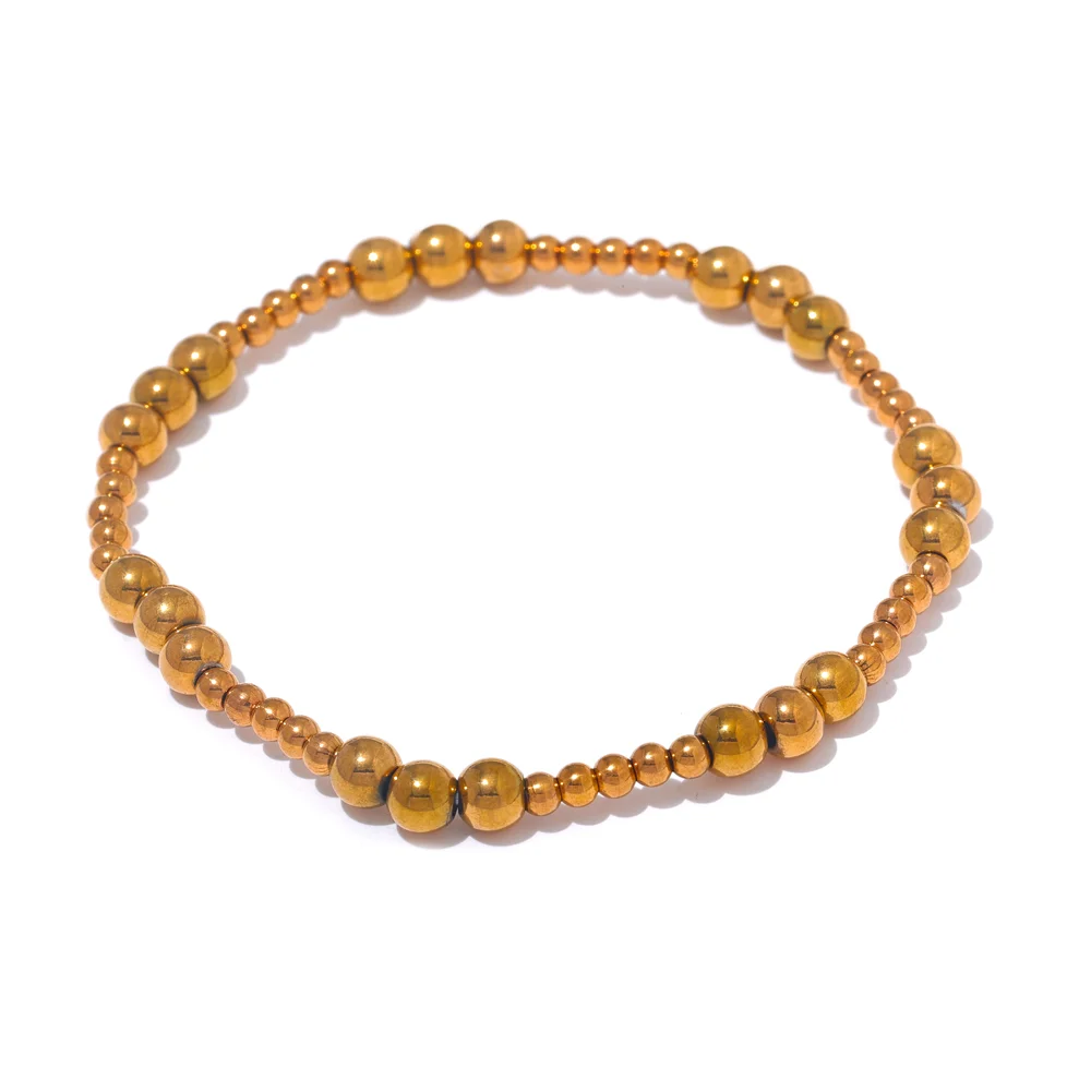Gold Bead Bracelet