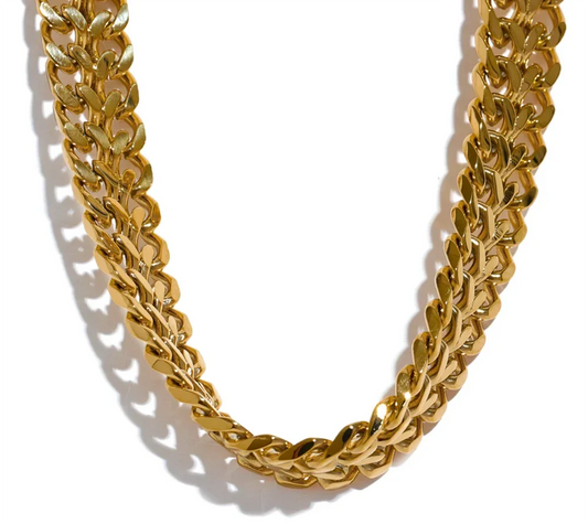 Gold Cuban Chain Necklace