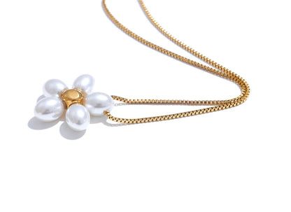 Gold Flower Pendant