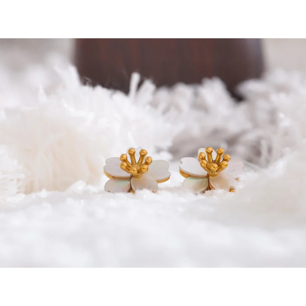 Flower Earrings Studs