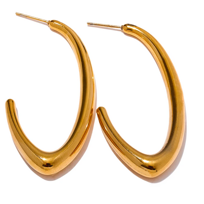 Long Geometric Earrings