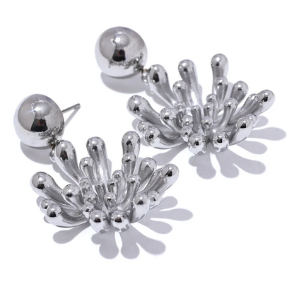 Flower Fireworks Drop Earrings