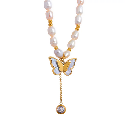Butterfly Pendant Necklace