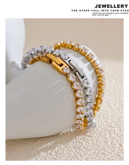 Cubic Zirconia Tennis Bracelet