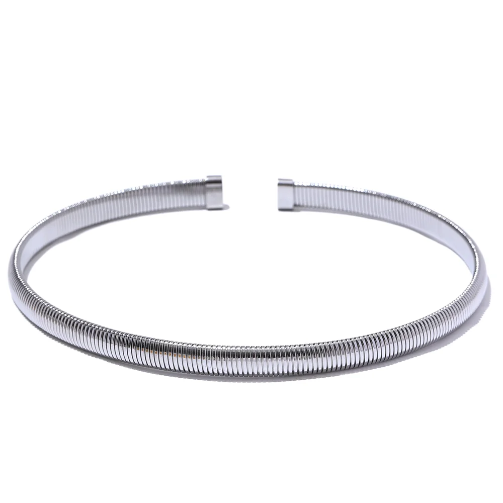 Thick Gold Choker Necklace