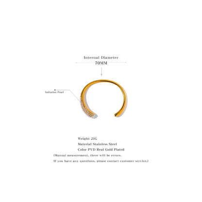 Pearl Cuff Bracelet