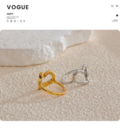 Gold Heart Ring