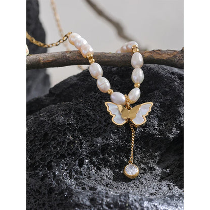 Butterfly Pendant Necklace