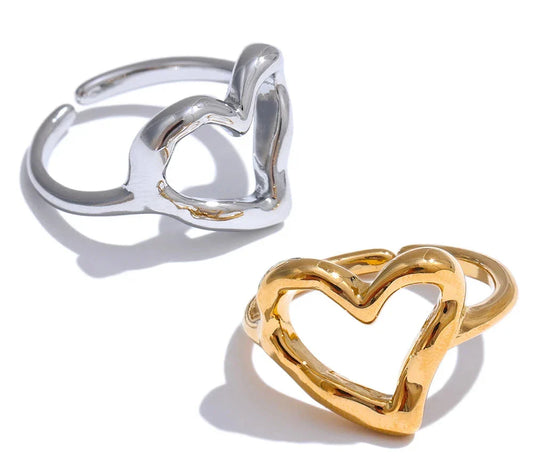 Gold Heart Ring