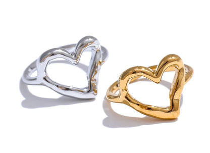 Gold Heart Ring