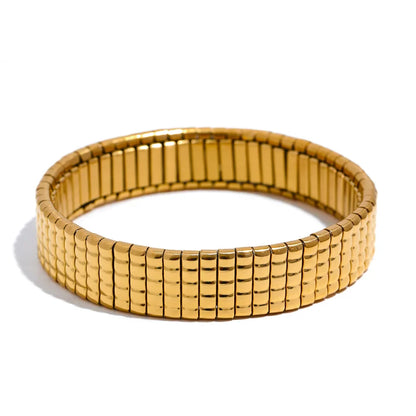 Wide Metal Bracelet