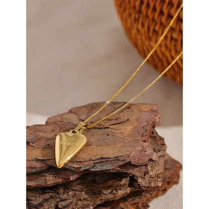 Engravable Heart Necklace
