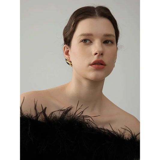 X Stud Earrings