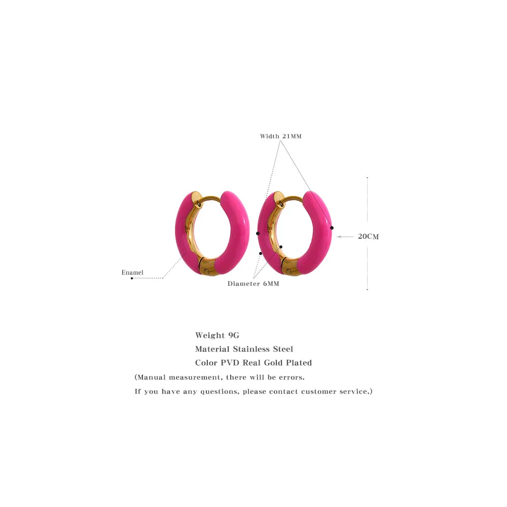 Chunky Hoop Earrings