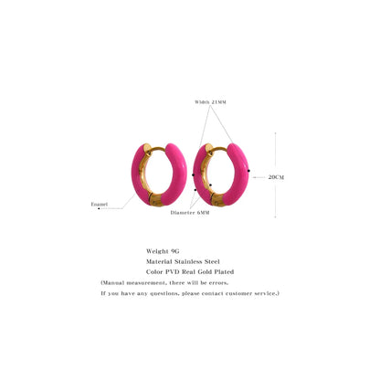 Chunky Hoop Earrings
