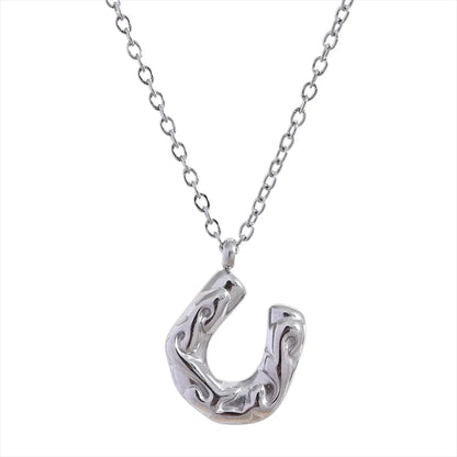 Horseshoe Pendant Necklace