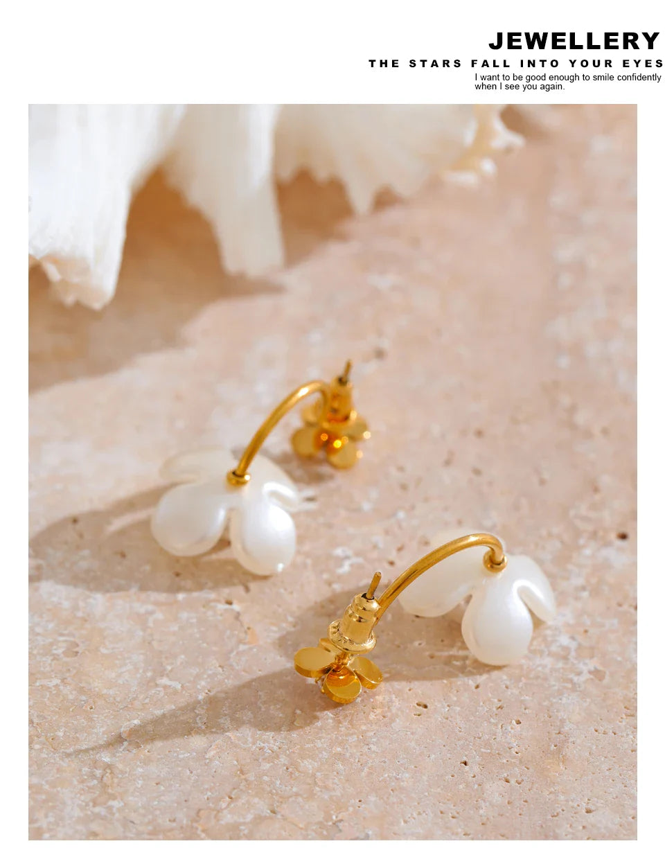 Flower Drop Earrings