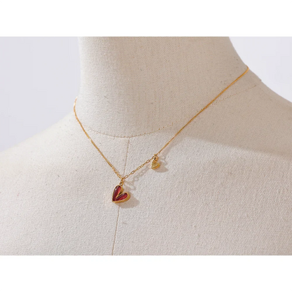 Red Heart Necklace