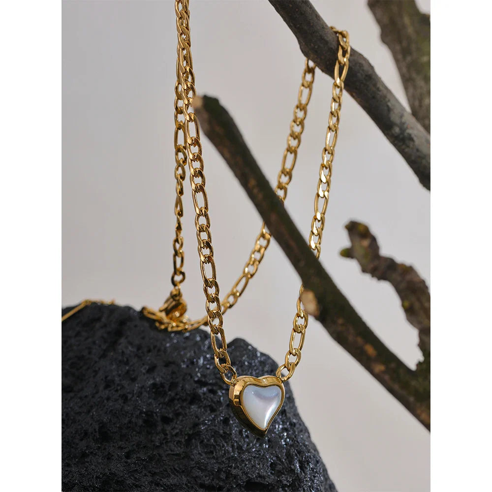 Pearl Heart Necklace