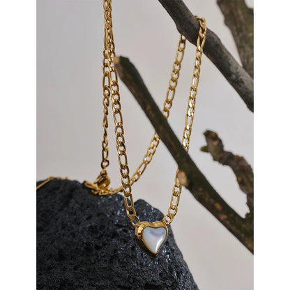 Pearl Heart Necklace