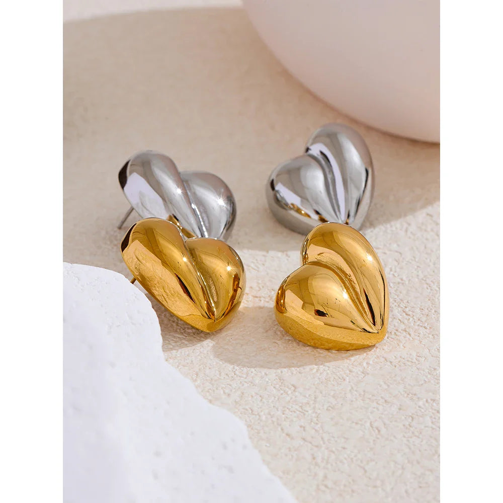 heart earrings
