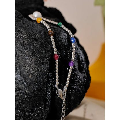 Silver Bead Bracelet