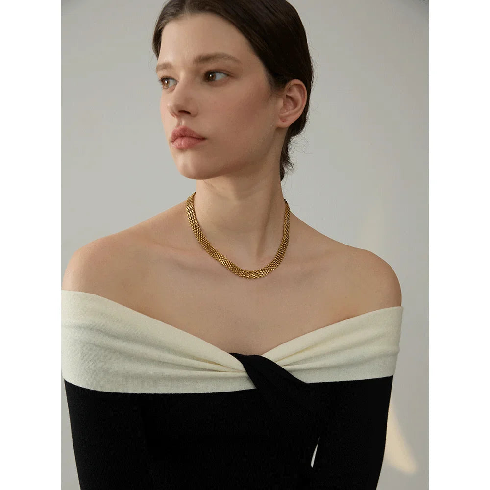 Gold Choker Necklace