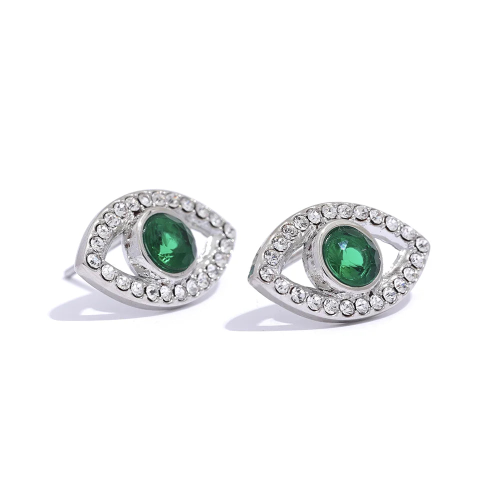 Delicate Zircon Eye Studs