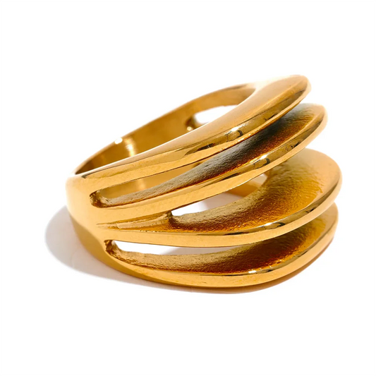 Geometric Hollow Layered Ring