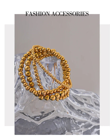 Gold Bead Bracelet