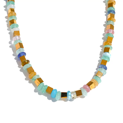 Opal Bead Necklace