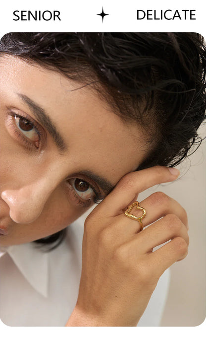 Gold Heart Ring